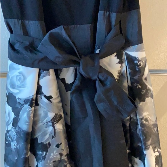 CB Black Floral Formal Dress - Picture 3 of 8